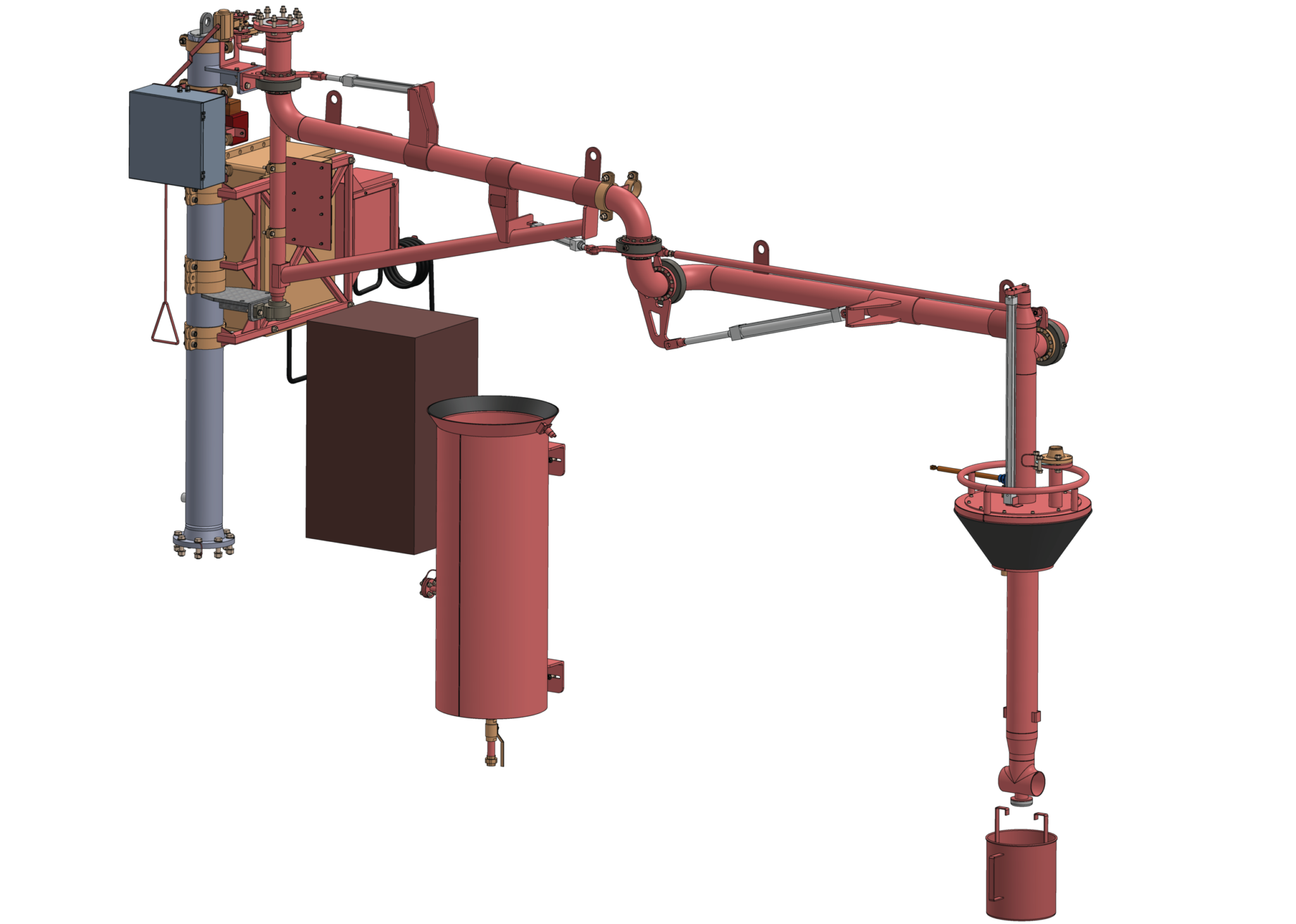 Semi-automatic loading arm for red oil - SABIC