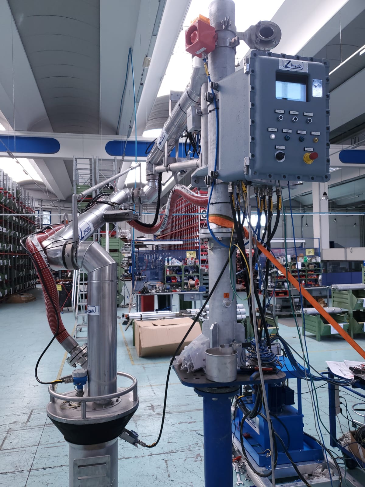 Semi-automatic loading arm for tar oil - SABIC